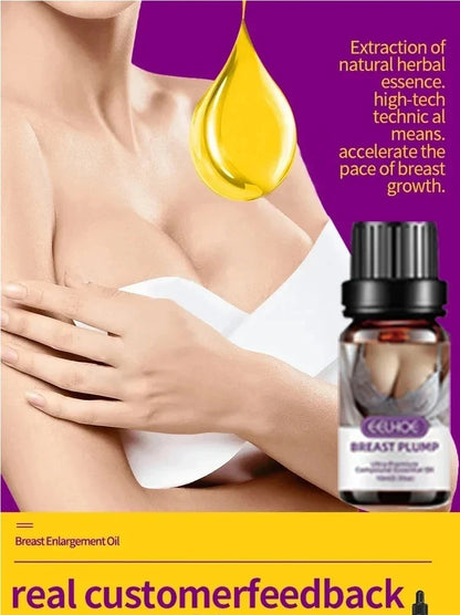 Huile essentielle de massage pour les seins, raffermissante, repulpante, favorisant la croissance, améliorant le volume, restaurant l’élasticité, huile d’augmentation mammaire sexy pour femmes