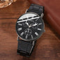 Ensemble de 1/2 pièces de montres décontractées en cuir pour couple, mode tendance, montres-bracelets à quartz pour femmes avec cadran simple, montre habillée, montre femme