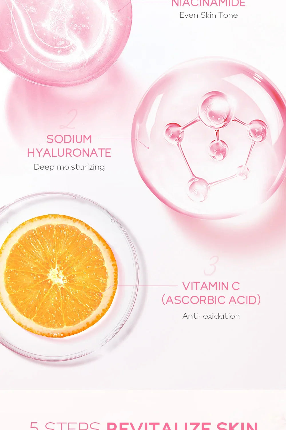 Ensemble de soins de la peau LAIKOU Sakura Kit hydratant et réduisant les ridules, produit nettoyant pour les pores, coffret de 5 pièces, cadeau de la Journée des femmes coréennes