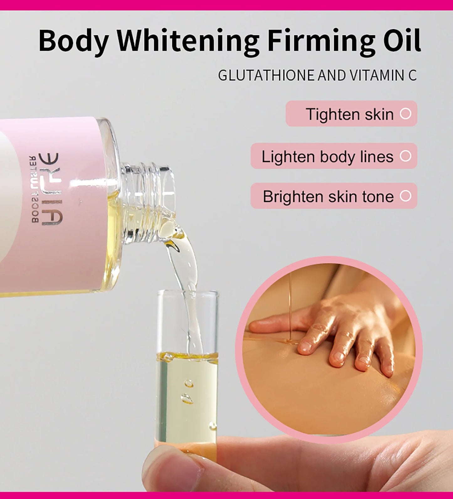 Crème de soin éclaircissante pour la peau AILKE, lotion éclaircissante, élimine les taches foncées avec glutathion, beurre de karité, crème corporelle hydratante