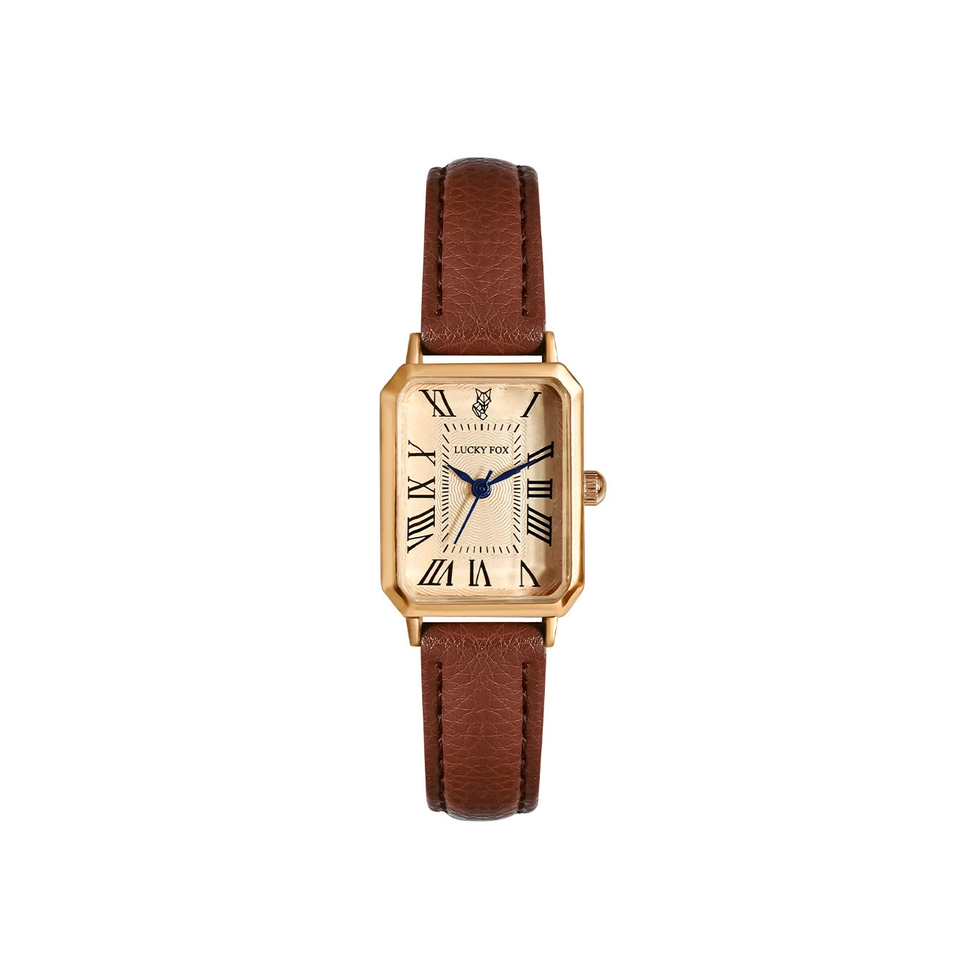 Montre-bracelet décontractée rétro à affichage numérique, cadran carré, bracelet en cuir, montre à quartz tendance pour femme, idée cadeau