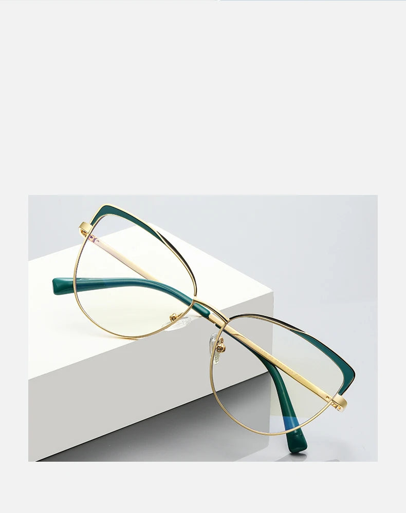Lunettes de vue photochromiques œil de chat pour femmes JMISUS Fashion, monture papillon personnalisée, lunettes progressives anti-lumière bleue