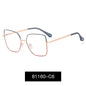 JMISUS Fashion Femme Lunettes optiques carrées avec verres correcteurs anti-lumière bleue photochromiques gris en forme de papillon, lunettes de vue sur ordonnance