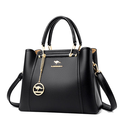 Sac bandoulière de luxe pour femme 2024, designer à 3 couches, grand sac à main en cuir à grande capacité pour femme, sac shopper de marque, sac fourre-tout messager.