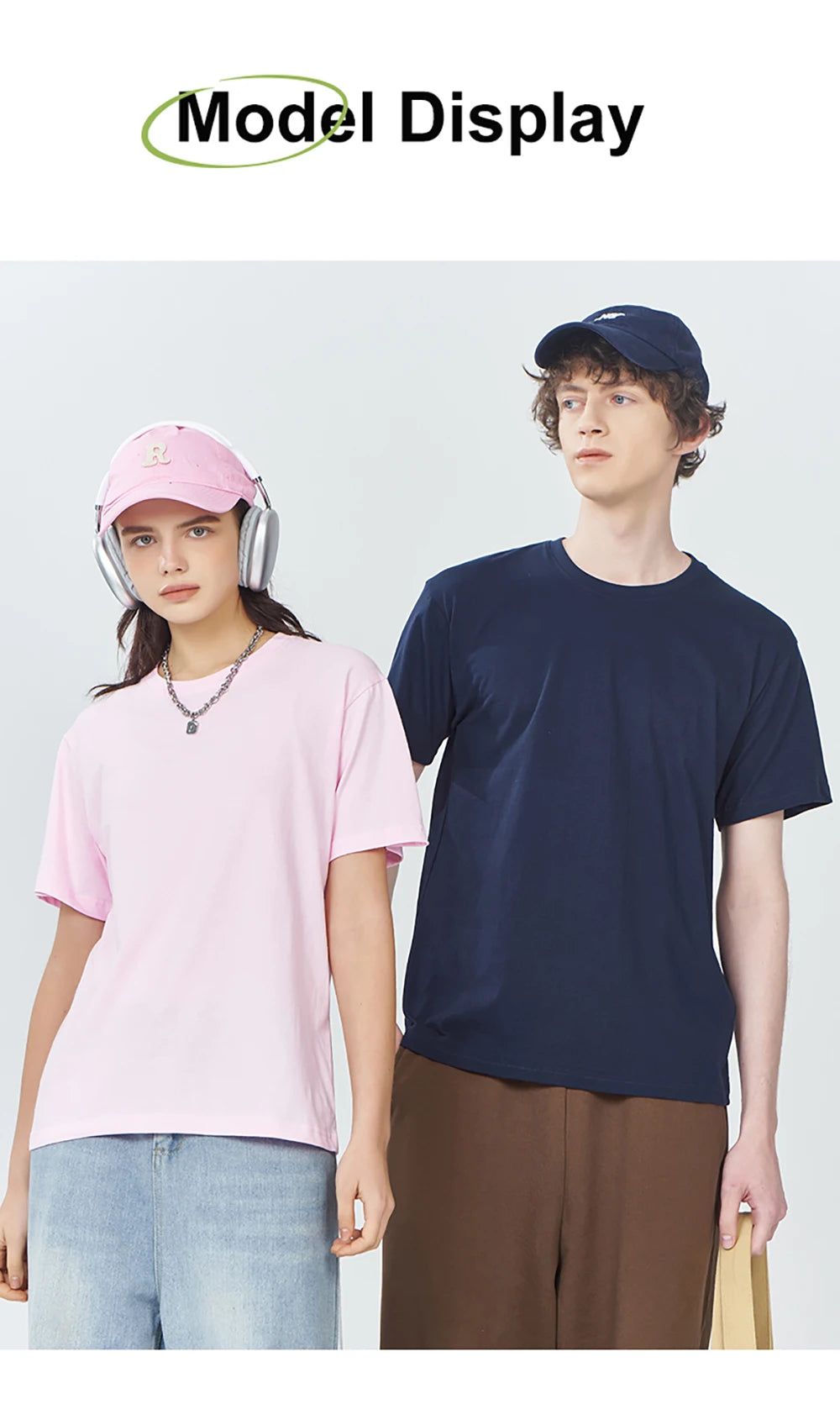 T-shirt femme Y2K 100 % coton, t-shirt décontracté de couleur unie, col rond, hauts d’été pour femmes, mode oversize, sportswear féminin tendance.