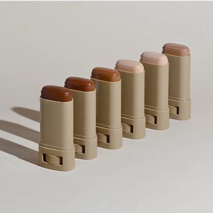 Nouveau sérum baume teinté pour la peau, enrichi, texture soyeuse, couvrance hydratante, effet repulpant, teint uniforme, meilleur fond de teint en stick, maquillage de voyage