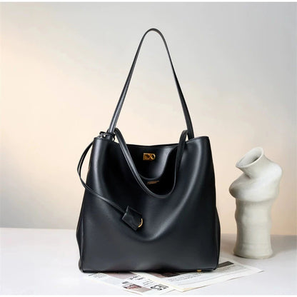 Sac à bandoulière pour femme de luxe en cuir véritable, grand sac à capacité élevée avec ailes, sac à main, sac décontracté pour fête et voyage, sacs à main Y2K, sac fourre-tout rétro