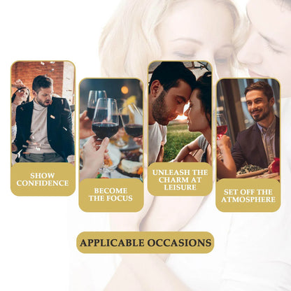 Huile de parfum longue durée infusée de phéromones - Essence corporelle à l’arôme frais pour attirer les femmes et renforcer naturellement l’attrait personnel.