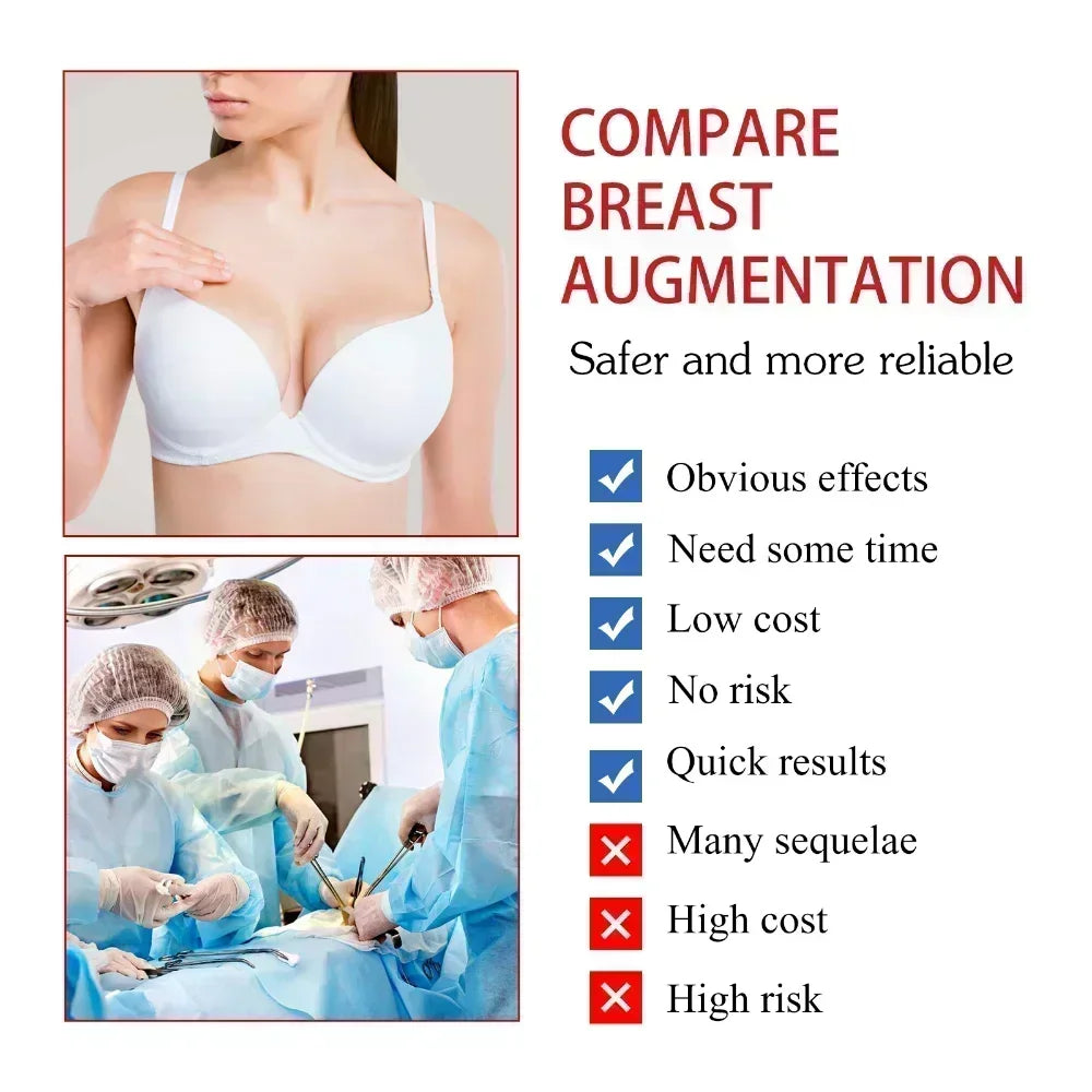 Huile essentielle de massage pour les seins, raffermissante, repulpante, favorisant la croissance, améliorant le volume, restaurant l’élasticité, huile d’augmentation mammaire sexy pour femmes
