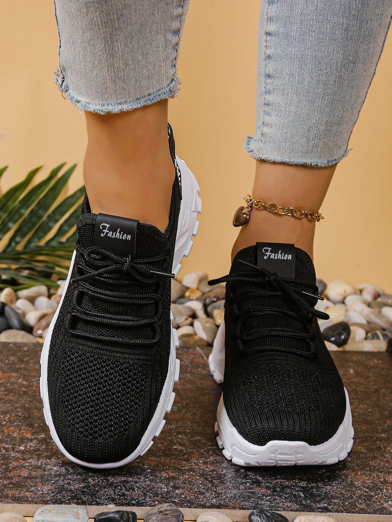 Chaussures de sport décontractées pour femmes avec maille respirante et semelles souples, chaussures de sport polyvalentes