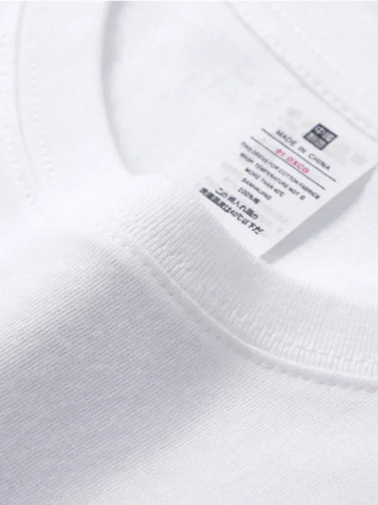 Bornladies Summer T-shirt femme 100 % coton, basique, tendance, uni, manches courtes, haut à superposer ample, 230 g/m², hauts et chemises