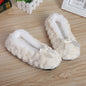 Pantoufles d’intérieur floues pour femmes, hiver, fourrure chaude en peluche, antidérapantes avec adhérence, chaussures d’intérieur moelleuses et confortables pour femmes paresseuses, oreilles de souris, chaussures de