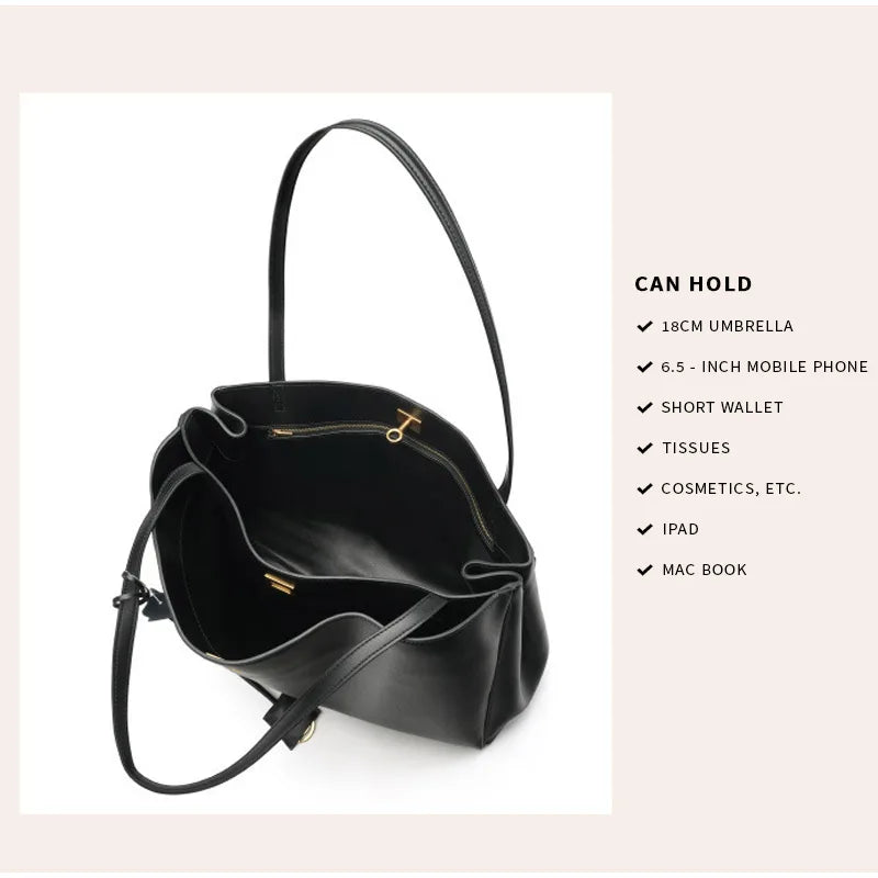 Sac à bandoulière pour femme de luxe en cuir véritable, grand sac à capacité élevée avec ailes, sac à main, sac décontracté pour fête et voyage, sacs à main Y2K, sac fourre-tout rétro