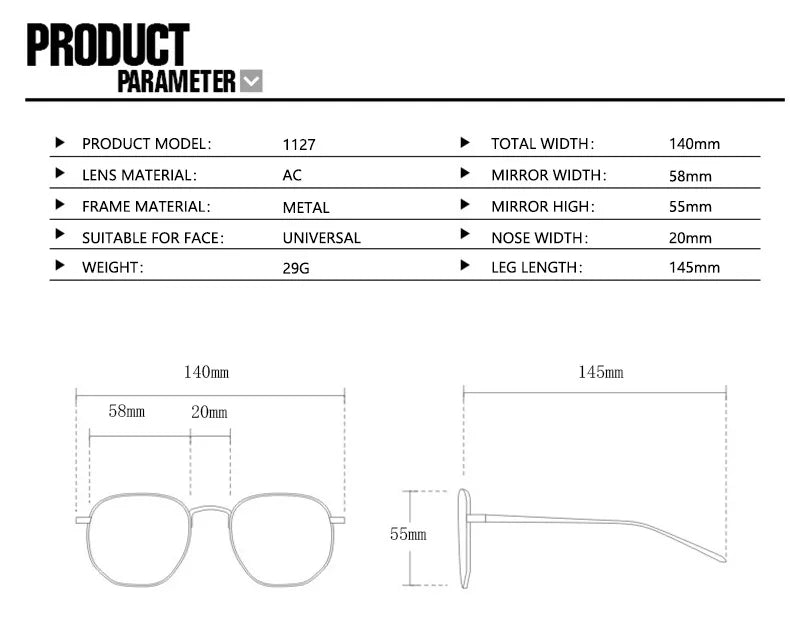 Nouvelles lunettes de soleil aviateur classiques en métal à la mode pour femmes et hommes, design vintage de marque, lunettes de soleil pour extérieur, voyage et conduite, protection UV400, lunettes