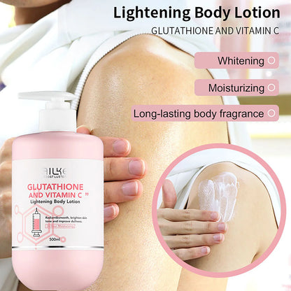 Crème de soin éclaircissante pour la peau AILKE, lotion éclaircissante, élimine les taches foncées avec glutathion, beurre de karité, crème corporelle hydratante