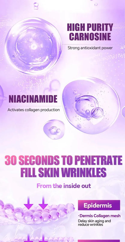 Effet anti-rides instantané, élimine les rides du visage, sérum hydratant pour les ridules autour des yeux, pattes d’oie, rides du cou