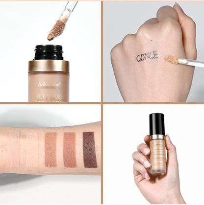 Fond de teint correcteur couvrance longue durée au fini mat, crème multi-usage sans huile pour illuminer et retoucher, produits de maquillage pour le visage pour femmes