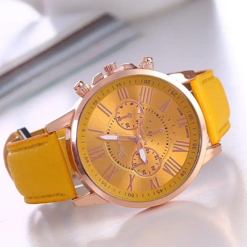 Montres pour femmes de marque, style sport et mode, montre pour dames, montre en cuir, montres-bracelets à quartz pour hommes, filles et femmes, montre femme