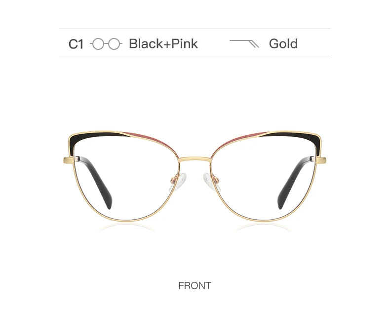 Lunettes de vue photochromiques œil de chat pour femmes JMISUS Fashion, monture papillon personnalisée, lunettes progressives anti-lumière bleue