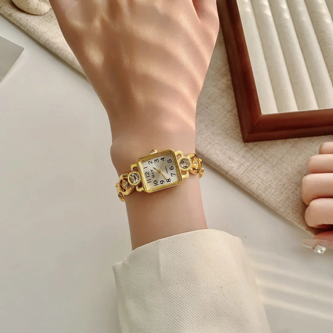 Montres pour femmes de marque haut de gamme, montres-bracelets de luxe, montre mode pour femme en or, montre bracelet élégante pour femme, horloge élégante pour femme, montre femme