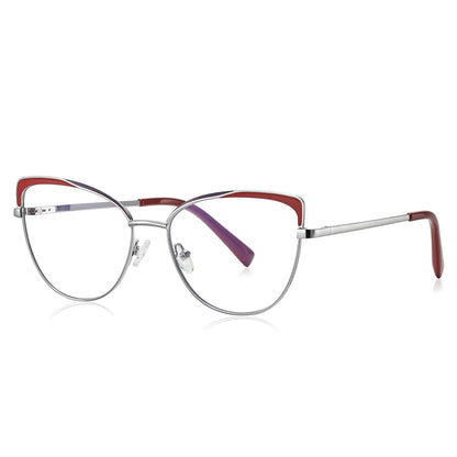 Lunettes de vue photochromiques œil de chat pour femmes JMISUS Fashion, monture papillon personnalisée, lunettes progressives anti-lumière bleue
