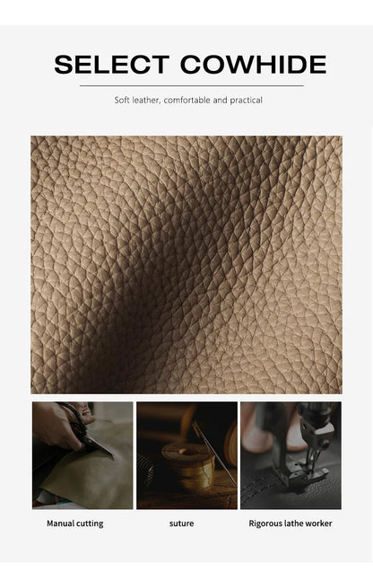 Sac pour femme en cuir véritable en cuir de vachette pleine fleur original, sac cabas simple à porter à la main ou à l’épaule, style professionnel