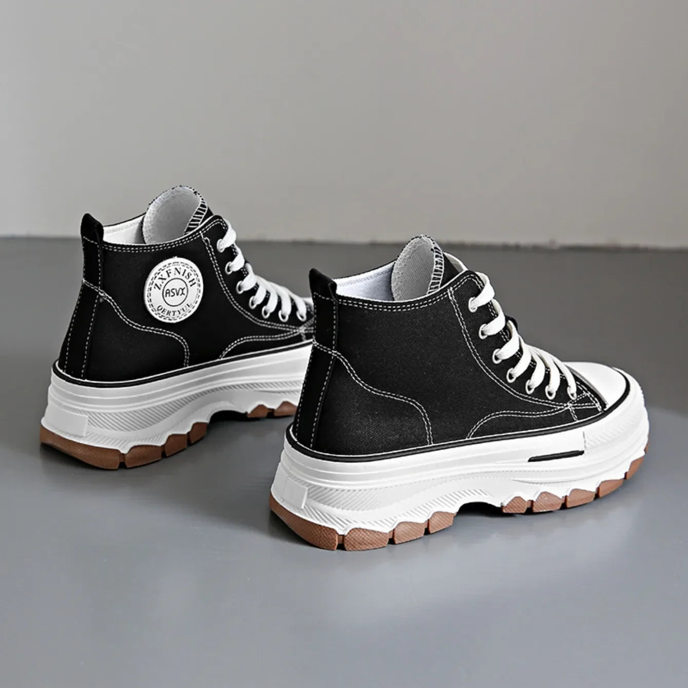 Chaussures en toile pour femmes 2024, baskets décontractées à plateforme avec étoiles, chaussures de sport et de course en toile, chaussures de tennis, baskets de marche d’extérieur.