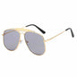 Nouvelles lunettes de soleil aviateur classiques en métal à la mode pour femmes et hommes, design vintage de marque, lunettes de soleil pour extérieur, voyage et conduite, protection UV400, lunettes