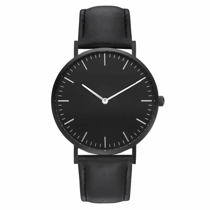 Montre élégante pour femme, simple, nouvelle collection 2023, rose et blanc, bracelet en cuir, montre-bracelet pour femme avec robe, montre féminine décontractée, idée cadeau tendance, Montre Femme