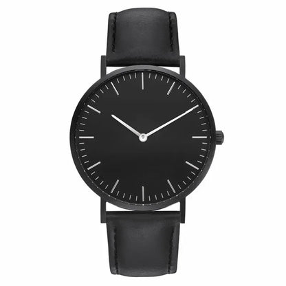 Montre élégante pour femme, simple, nouvelle collection 2023, rose et blanc, bracelet en cuir, montre-bracelet pour femme avec robe, montre féminine décontractée, idée cadeau tendance, Montre Femme