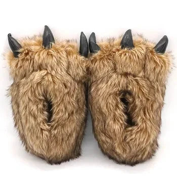 Pantoufles hamster câlines et mignonnes pour femmes, hiver automne, en peluche chaude, chaussures nuage pour chambre, pantoufles familiales pour femme, pantoufles animaux kawaii