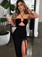 Robes midi sexy sans manches pour femme, dos nu, coupe slim, pour boîte de nuit et soirée, robe moulante élégante pour femme, vestidos elegantes para mujer
