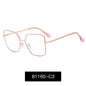 JMISUS Fashion Femme Lunettes optiques carrées avec verres correcteurs anti-lumière bleue photochromiques gris en forme de papillon, lunettes de vue sur ordonnance