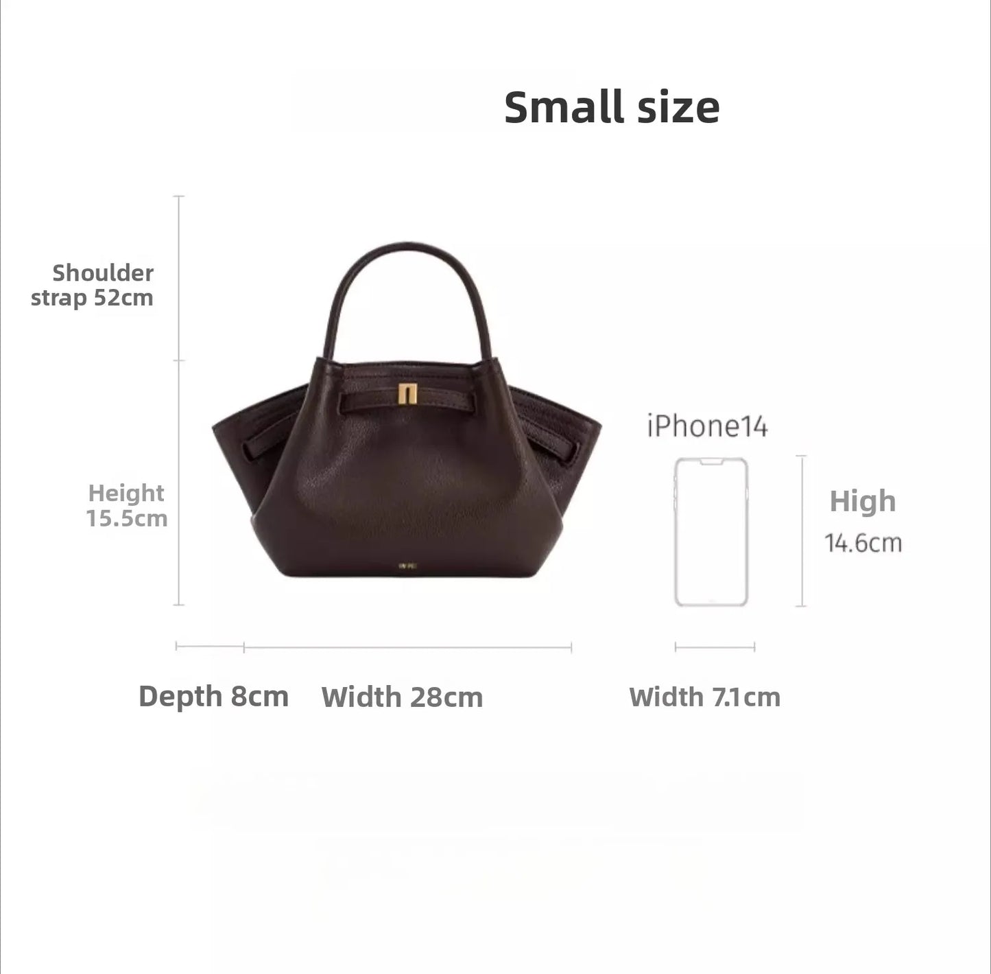 Sac JW PEI Dumpling, grande capacité, sac à bandoulière, sac à main, sac fourre-tout, sac pour femme.