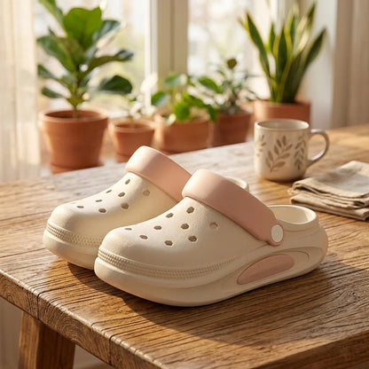 Sabots d’été pour femmes avec jolis charms 3D, sandales de jardin, chaussons de plage légers en EVA souple, chaussures d’extérieur antidérapantes à semelle épaisse et tendance