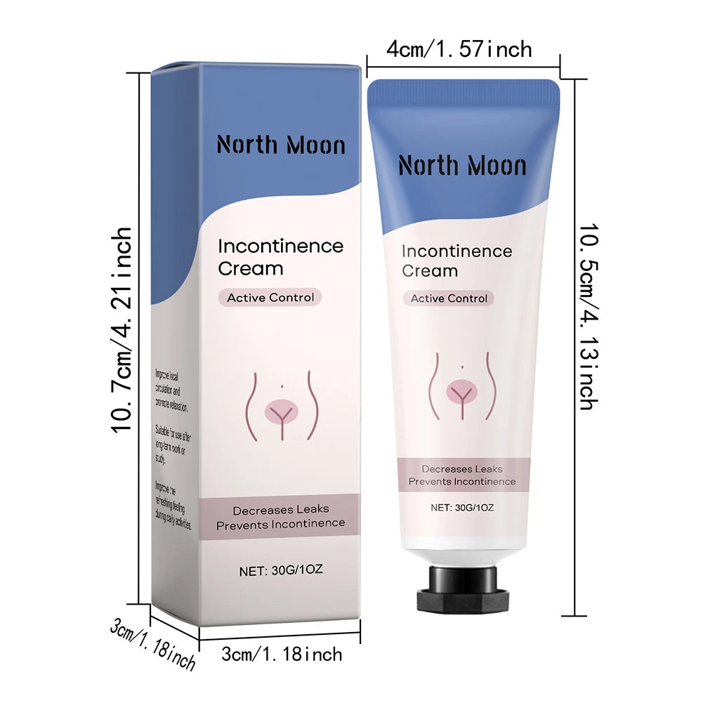 Lotion corporelle hydratante pour femmes destinée aux parties intimes, pour peau sèche et irritée, crème contre l’incontinence pour femmes, protection anti-fuites et soin de la peau