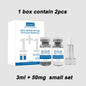 Ensemble de poudre lyophilisée au peptide de cuivre bleu, sérum facial hydratant et blanchissant, anti-rides, pour une peau lisse et douce, soin de la peau, essence éclaircissante