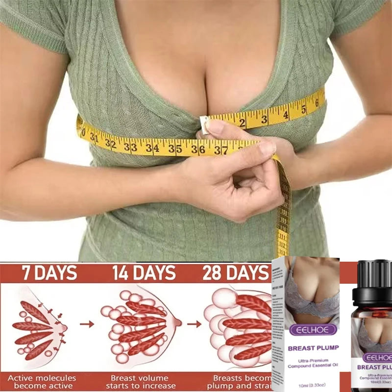 Huile essentielle de massage pour les seins, raffermissante, repulpante, favorisant la croissance, améliorant le volume, restaurant l’élasticité, huile d’augmentation mammaire sexy pour femmes