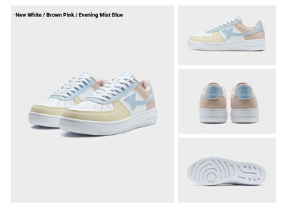 Baskets blanches Xtep pour femmes, printemps 2026, chaussures de couple polyvalentes, tendance et décontractées, à semelle épaisse rehaussante, chaussures de sport pour femmes 874118319851