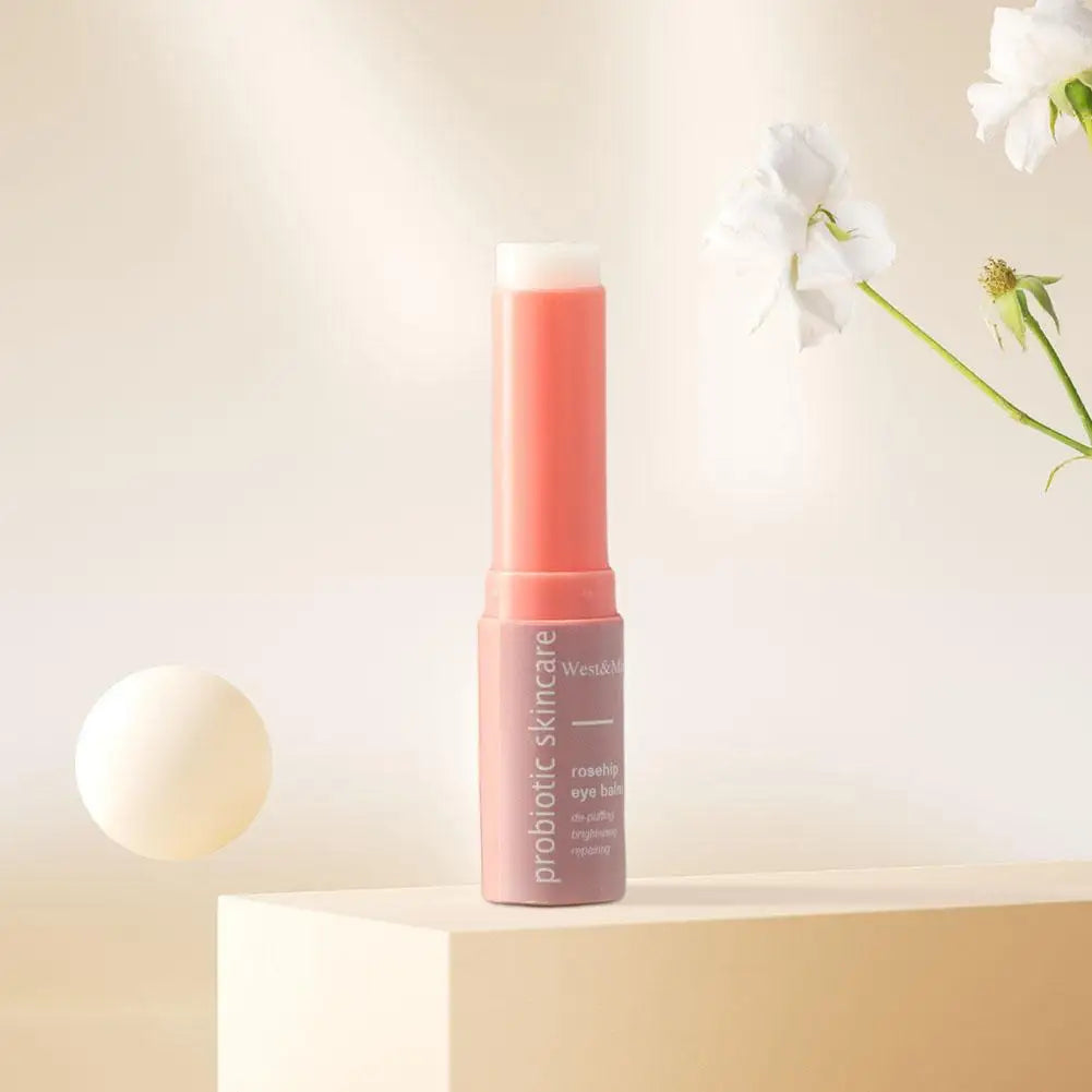 2 pièces pour femmes Baume contour des yeux extra rénovateur à l’églantier hydratant en stick, stick baume liftant et hydratant, estompe les ridules et réduit les poches sous les yeux