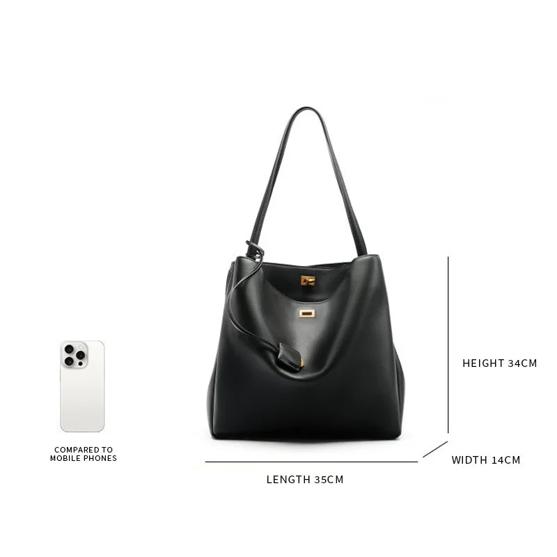 Sac à bandoulière pour femme de luxe en cuir véritable, grand sac à capacité élevée avec ailes, sac à main, sac décontracté pour fête et voyage, sacs à main Y2K, sac fourre-tout rétro