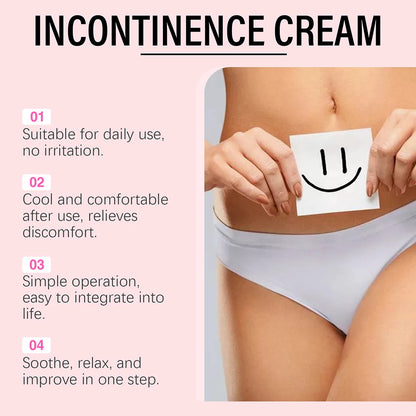 Lotion corporelle hydratante pour femmes destinée aux parties intimes, pour peau sèche et irritée, crème contre l’incontinence pour femmes, protection anti-fuites et soin de la peau
