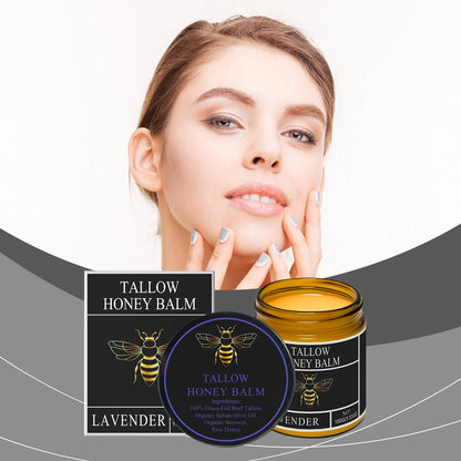 Lotion corporelle apaisante à la crème de miel et suif de bœuf, éclaircissante, atténuant les taches brunes, réduisant la mélanine, raffermissante, non grasse, hydratation durable.