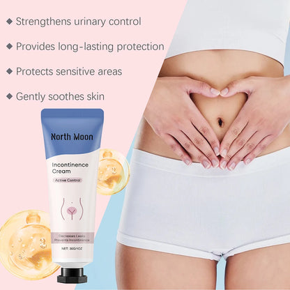 Lotion corporelle hydratante pour femmes destinée aux parties intimes, pour peau sèche et irritée, crème contre l’incontinence pour femmes, protection anti-fuites et soin de la peau