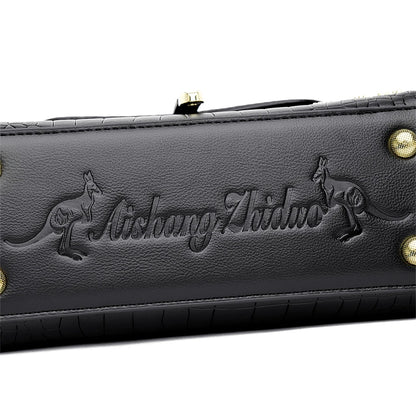 Sacs bandoulière en cuir crocodile 2024 pour femmes, sacs messager d’épaule pour femme, sacs à main et porte-monnaie de luxe de créateur pour dames.