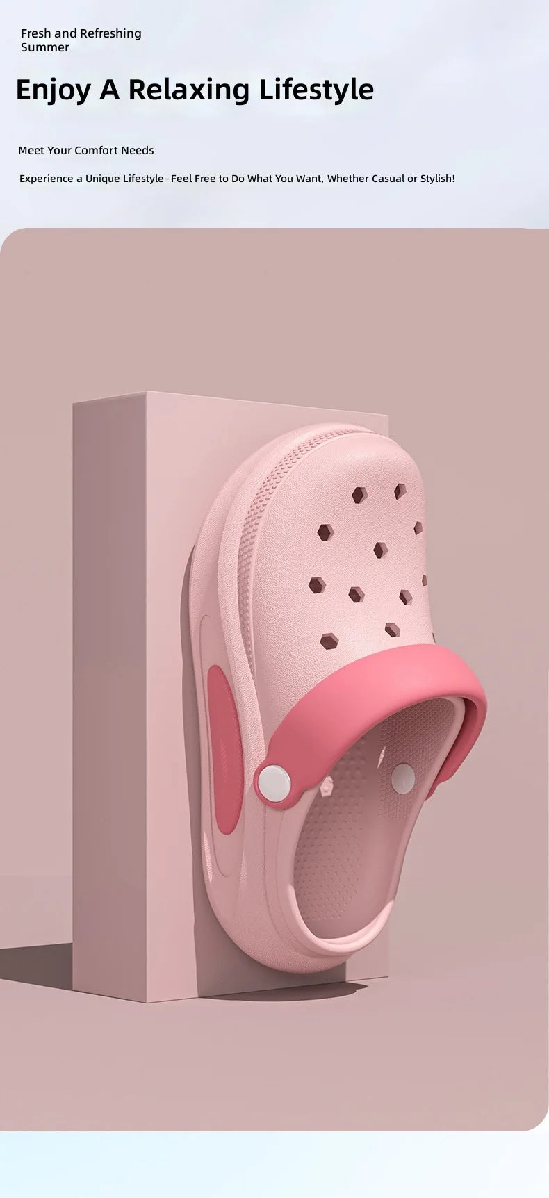 Sabots d’été pour femmes avec jolis charms 3D, sandales de jardin, chaussons de plage légers en EVA souple, chaussures d’extérieur antidérapantes à semelle épaisse et tendance