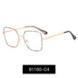 JMISUS Fashion Femme Lunettes optiques carrées avec verres correcteurs anti-lumière bleue photochromiques gris en forme de papillon, lunettes de vue sur ordonnance