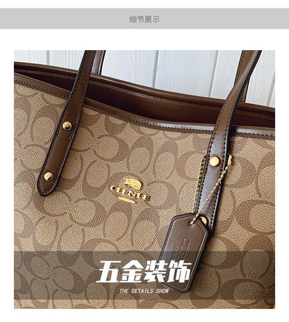 Sac à main de luxe pour femme de créateur à une épaule, imprimé vintage mode parisienne, grand sac fourre-tout portable à grande capacité, pochette, sac à main.
