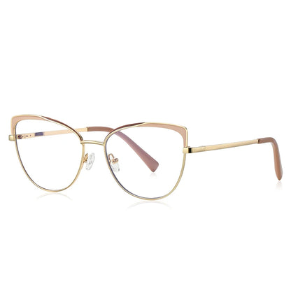 Lunettes de vue photochromiques œil de chat pour femmes JMISUS Fashion, monture papillon personnalisée, lunettes progressives anti-lumière bleue