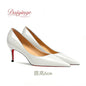 Chaussures pour femme tendance 2026 de luxe à semelles rouges, talons hauts, escarpins à bout pointu et talons aiguilles de 12 cm, confortables pour soirées, robes de cérémonie et mariages.